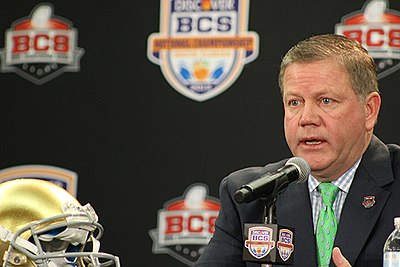 From which university did Brian Kelly graduate?