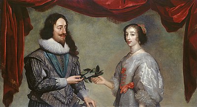 What date did Henrietta Maria move back to Paris?