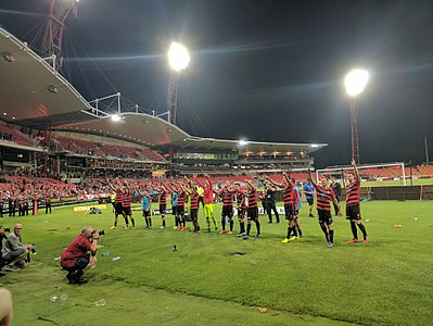 Which Australian state is Western Sydney Wanderers FC based in?