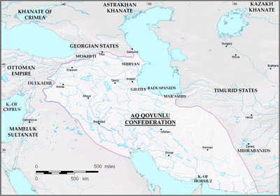 Which empire succeeded the Aq Qoyunlu confederation?