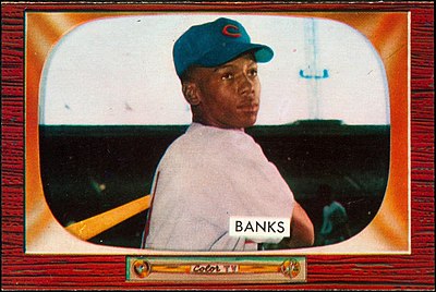Ernie Banks' MLB debut was in which year?