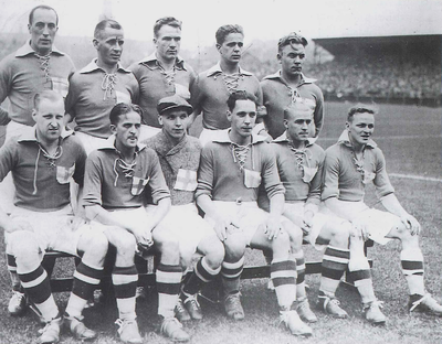In which year did the Finland national football team play their first official match?