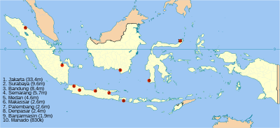 What organizations has Indonesia been a part of?[br](Select 2 answers)