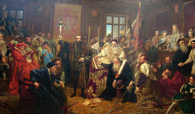 Who carried out the duties of King of Poland and Grand Duke of Lithuania after the Union of Lublin?