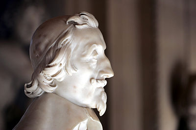 Who did Bernini surpass by demonstrating remarkable talent in the field of sculpture?