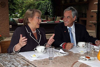 Which positions Sebastián Piñera held?[br](Select 2 answers)