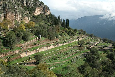 In which modern Greek region is Delphi located?