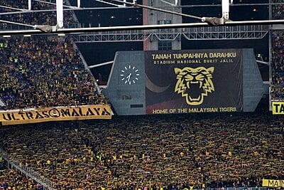 In which year was the Malaysia national football team founded?