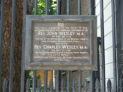 When was Charles Wesley born?