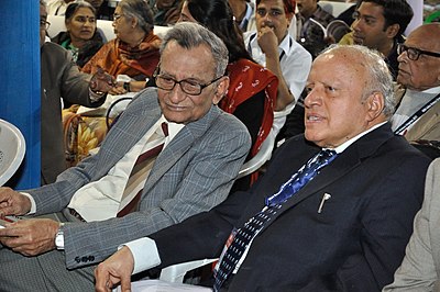 In which field Swaminathan considered a global leader?
