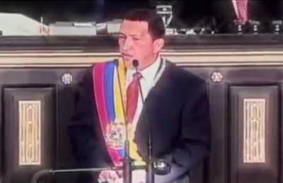 What is Hugo Chávez's religion or worldview?