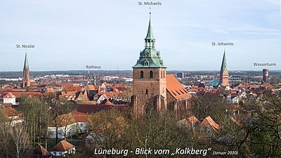 Which river flows through Lüneburg?
