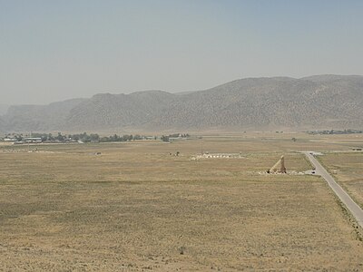 Which famous battle took place near Pasargadae?