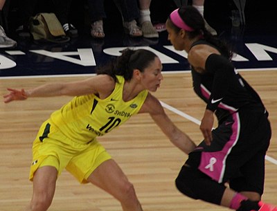 In which year did Sue Bird win her first WNBA championship with the Seattle Storm?