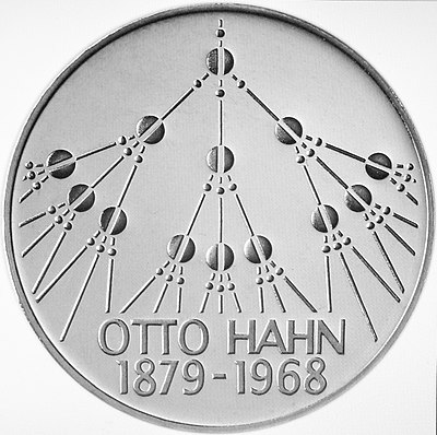 What did Otto Hahn discover about uranium and thorium?