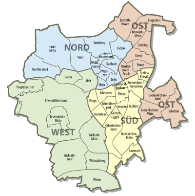 What dialect is spoken in Mönchengladbach?