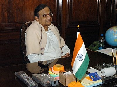 Who did P. Chidambaram serve under as Interim Deputy Leader of Opposition in Rajya Sabha?