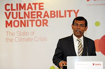 Where was Mohamed Nasheed born?