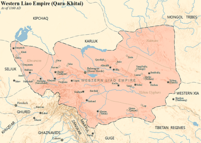 What was the capital of the Qara Khitai dynasty?