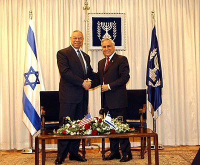 When did Moshe Katsav resign from the presidency?