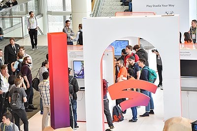 What was the initial launch date of Google Stadia's closed beta?