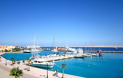 What is Hurghada often known for?