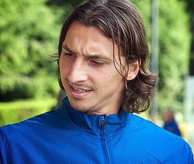 In which position is Zlatan Ibrahimović most often seen on the field/court?