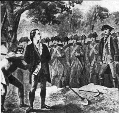 In what year was Nathan Hale executed?