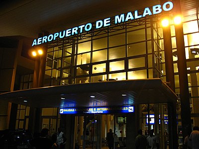What is the geographical position of Malabo?