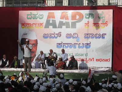 Kejriwal participated in which anti-corruption movement?