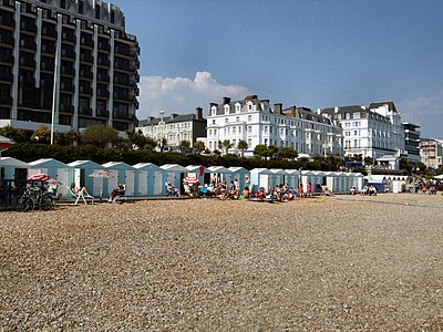 What is the primary industry in Eastbourne?