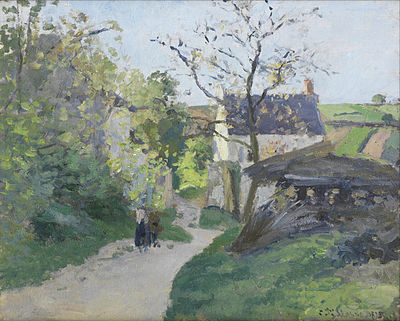 Pissarro's Neo-Impressionist work was often done using what technique?