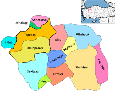 What is the high-altitude position of Eskişehir?