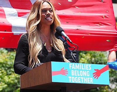What Netflix series did Laverne Cox rise to prominence with?