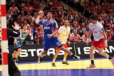 Which country is considered Croatia's biggest rival in handball?