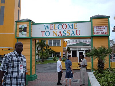 What percentage of The Bahamas' population lives in Nassau?