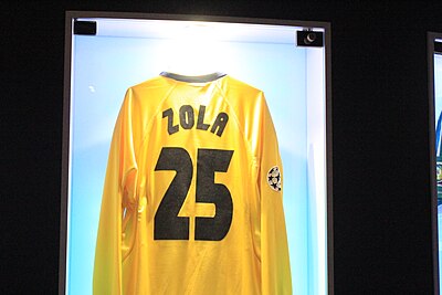 Which tournament did Zola participate in with Italy in 1996?