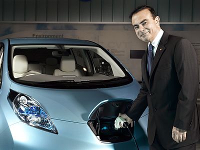 Which businesses has Carlos Ghosn led as CEO?