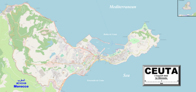 What is the male population of Ceuta? [br] (information updated in 2019)