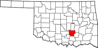 What is the Choctaw Nation's tribal jurisdictional area in Oklahoma counties?