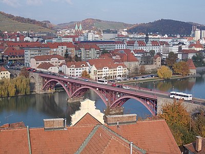 When was Maribor first mentioned as a city?