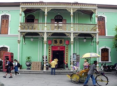 Who founded George Town, Penang?