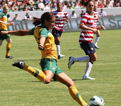 In which year did Sam Kerr captain the Australia women's national team?