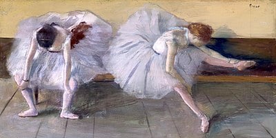 What style of painting did Degas help to advance in his later life?