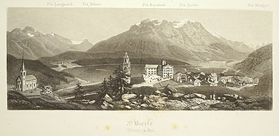 Which valley is St. Moritz situated in?