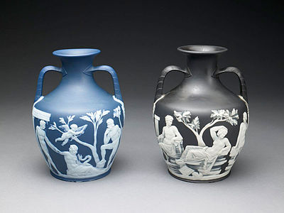 What was one of Wedgwood's famous glazes?