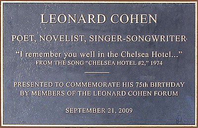 When was Leonard Cohen awarded the [url class="tippy_vc" href="#13130985"]Juno Award For Artist Of The Year[/url]?
