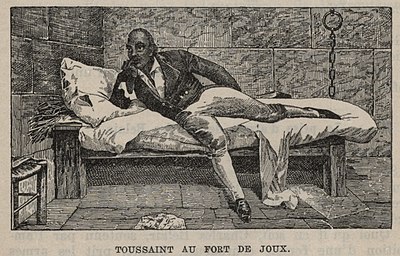 How did Louverture identify for the greater part of his life?