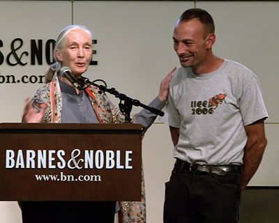 Is Jane Goodall’s work with chimps considered groundbreaking?
