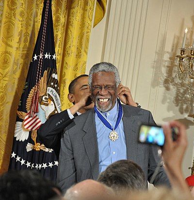 What are Bill Russell's most famous occupations?[br](Select 2 answers)